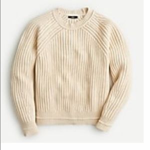 J Crew cream knit sweater